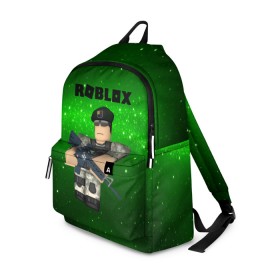 Рюкзак 3D с принтом Roblox в городе Новоалтайск, 100% полиэстер | лямки с регулируемой длиной, сверху петелька, чтобы рюкзак можно было повесить на вешалку. Основное отделение закрывается на молнию, как и внешний карман. Внутри два дополнительных кармана, один из которых закрывается на молнию. По бокам два дополнительных кармашка | Тематика изображения на принте: game | roblox | блок | игра | игрушка | лего | майнкрафт | персонажи | персонажи из кубиков | роблокс | робот