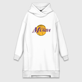 Платье-худи хлопок с принтом Lakers   Black Mamba в городе Новоалтайск,  |  | basketball | black | bryant | game | james | kobe | kobebryant | lakers | lebron | los angeles | mamba | nba | rip | slam dunk | баскетбол | баскетболист | брайант | браянт | джеймс | игрок | коби | леброн | лейкерс | лос анджеле