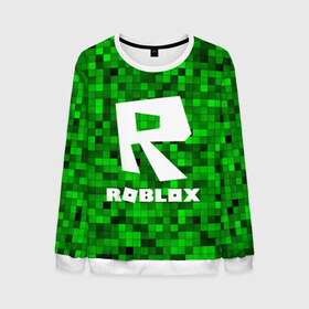 Мужской свитшот 3D с принтом Roblox в городе Новоалтайск, 100% полиэстер с мягким внутренним слоем | круглый вырез горловины, мягкая резинка на манжетах и поясе, свободная посадка по фигуре | game | roblox | блок | игра | игрушка | лего | майнкрафт | персонажи | персонажи из кубиков | роблокс | робот