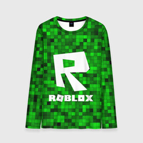 Мужской лонгслив 3D с принтом Roblox в городе Новоалтайск, 100% полиэстер | длинные рукава, круглый вырез горловины, полуприлегающий силуэт | game | roblox | блок | игра | игрушка | лего | майнкрафт | персонажи | персонажи из кубиков | роблокс | робот
