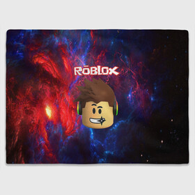 Плед 3D с принтом ROBLOX в городе Новоалтайск, 100% полиэстер | закругленные углы, все края обработаны. Ткань не мнется и не растягивается | game | gamer | logo | minecraft | roblox | simulator | игра | конструктор | лого | майнкрафт | симулятор | строительство | фигура