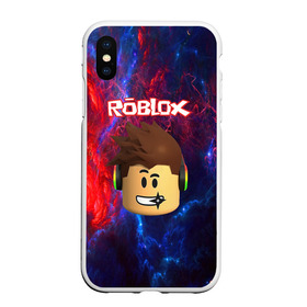 Чехол для iPhone XS Max матовый с принтом ROBLOX в городе Новоалтайск, Силикон | Область печати: задняя сторона чехла, без боковых панелей | game | gamer | logo | minecraft | roblox | simulator | игра | конструктор | лого | майнкрафт | симулятор | строительство | фигура