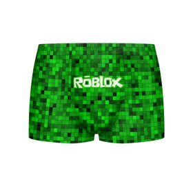 Мужские трусы 3D с принтом Roblox в городе Новоалтайск, 50% хлопок, 50% полиэстер | классическая посадка, на поясе мягкая тканевая резинка | game | roblox | блок | игра | игрушка | лего | майнкрафт | персонажи | персонажи из кубиков | роблокс | робот
