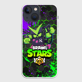 Чехол для iPhone 13 mini с принтом BRAWL STARS VIRUS 8 BIT в городе Новоалтайск,  |  | 8 bit | 8 бит | bibi | brawl stars | crow | el brown | leon | leon shark | max | mr.p | sally leon | shark | stars | virus | werewolf | акула | биби | вирус | ворон | леон | оборотень | пингвин