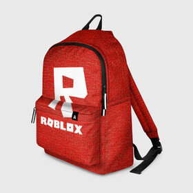 Рюкзак 3D с принтом Roblox. в городе Новоалтайск, 100% полиэстер | лямки с регулируемой длиной, сверху петелька, чтобы рюкзак можно было повесить на вешалку. Основное отделение закрывается на молнию, как и внешний карман. Внутри два дополнительных кармана, один из которых закрывается на молнию. По бокам два дополнительных кармашка | Тематика изображения на принте: game | roblox | блок | игра | игрушка | лего | майнкрафт | персонажи | персонажи из кубиков | роблокс | робот