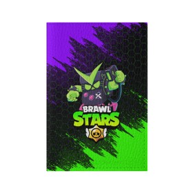 Обложка для паспорта матовая кожа с принтом BRAWL STARS VIRUS 8-BIT в городе Новоалтайск, натуральная матовая кожа | размер 19,3 х 13,7 см; прозрачные пластиковые крепления | 8 bit | 8 бит | bibi | brawl stars | crow | el brown | leon | leon shark | max | mr.p | sally leon | shark | stars | virus | werewolf | акула | биби | вирус | ворон | леон | оборотень | пингвин