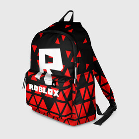 Рюкзак 3D с принтом Roblox. в городе Новоалтайск, 100% полиэстер | лямки с регулируемой длиной, сверху петелька, чтобы рюкзак можно было повесить на вешалку. Основное отделение закрывается на молнию, как и внешний карман. Внутри два дополнительных кармана, один из которых закрывается на молнию. По бокам два дополнительных кармашка | game | roblox | блок | игра | игрушка | лего | майнкрафт | персонажи | персонажи из кубиков | роблокс | робот