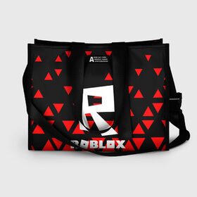 Сумка-шоппер 3D с принтом Roblox в городе Новоалтайск, 100% полиэстер | застегивается на металлическую кнопку; внутренний карман застегивается на молнию. Стенки укреплены специальным мягким материалом, чтобы защитить содержимое от несильных ударов
 | game | roblox | блок | игра | игрушка | лего | майнкрафт | персонажи | персонажи из кубиков | роблокс | робот