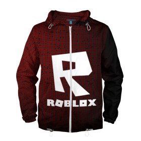 Мужская ветровка 3D с принтом Roblox. в городе Новоалтайск, 100% полиэстер | подол и капюшон оформлены резинкой с фиксаторами, два кармана без застежек по бокам, один потайной карман на груди | game | roblox | блок | игра | игрушка | лего | майнкрафт | персонажи | персонажи из кубиков | роблокс | робот