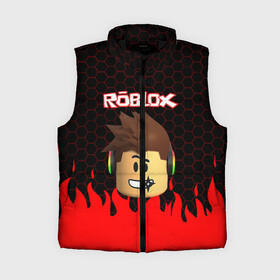 Женский жилет утепленный 3D с принтом ROBLOX в городе Новоалтайск,  |  | game | gamer | logo | minecraft | roblox | simulator | игра | конструктор | лого | майнкрафт | симулятор | строительство | фигура