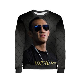 Детский свитшот 3D с принтом EL CUCUY Tony Ferguson в городе Новоалтайск, 100% полиэстер | свободная посадка, прямой крой, мягкая тканевая резинка на рукавах и понизу свитшота | el cucuy | ferguson | mma | tony | tony ferguson | ufc | арманн | бокс | борьба | джиу джитсу | кукуй | тони | тони фергюсон | фергюсон | эль | эль кукуй | энтони