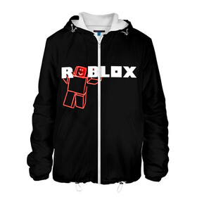 Мужская куртка 3D с принтом Роблокс Roblox в городе Новоалтайск, ткань верха — 100% полиэстер, подклад — флис | прямой крой, подол и капюшон оформлены резинкой с фиксаторами, два кармана без застежек по бокам, один большой потайной карман на груди. Карман на груди застегивается на липучку | Тематика изображения на принте: roblox | геометрия | игры | квадраты | линии | роблокс