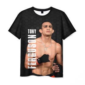 Мужская футболка 3D с принтом EL CUCUY Tony Ferguson в городе Новоалтайск, 100% полиэфир | прямой крой, круглый вырез горловины, длина до линии бедер | el cucuy | ferguson | mma | tony | tony ferguson | ufc | арманн | бокс | борьба | джиу джитсу | кукуй | тони | тони фергюсон | фергюсон | эль | эль кукуй | энтони