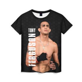 Женская футболка 3D с принтом EL CUCUY Tony Ferguson в городе Новоалтайск, 100% полиэфир ( синтетическое хлопкоподобное полотно) | прямой крой, круглый вырез горловины, длина до линии бедер | el cucuy | ferguson | mma | tony | tony ferguson | ufc | арманн | бокс | борьба | джиу джитсу | кукуй | тони | тони фергюсон | фергюсон | эль | эль кукуй | энтони