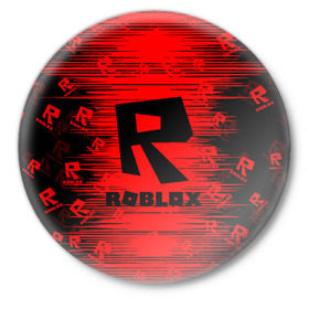Значок с принтом Roblox. в городе Новоалтайск,  металл | круглая форма, металлическая застежка в виде булавки | Тематика изображения на принте: game | roblox | блок | игра | игрушка | лего | майнкрафт | персонажи | персонажи из кубиков | роблокс | робот