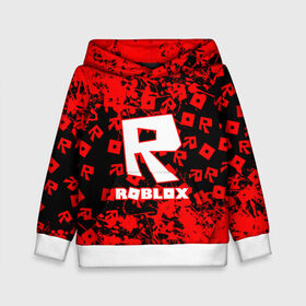 Детская толстовка 3D с принтом Roblox. в городе Новоалтайск, 100% полиэстер | двухслойный капюшон со шнурком для регулировки, мягкие манжеты на рукавах и по низу толстовки, спереди карман-кенгуру с мягким внутренним слоем | Тематика изображения на принте: game | roblox | блок | игра | игрушка | лего | майнкрафт | персонажи | персонажи из кубиков | роблокс | робот