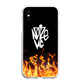 Чехол для iPhone XS Max матовый с принтом Noize MC в городе Новоалтайск, Силикон | Область печати: задняя сторона чехла, без боковых панелей | hip hop | noize | noize mc | rap | музыка | нойз | нойз мс | реп | рэп | хип хоп