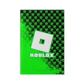 Обложка для паспорта матовая кожа с принтом Roblox. в городе Новоалтайск, натуральная матовая кожа | размер 19,3 х 13,7 см; прозрачные пластиковые крепления | game | roblox | блок | игра | игрушка | лего | майнкрафт | персонажи | персонажи из кубиков | роблокс | робот