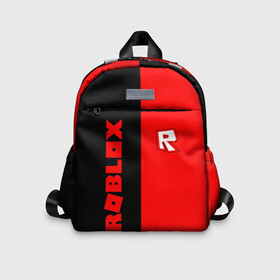 Детский рюкзак 3D с принтом ROBLOX в городе Новоалтайск, 100% полиэстер | лямки с регулируемой длиной, сверху петелька, чтобы рюкзак можно было повесить на вешалку. Основное отделение закрывается на молнию, как и внешний карман. Внутри дополнительный карман. По бокам два дополнительных кармашка | Тематика изображения на принте: roblox | игра | компьютерная игра | логотип | онлайн | онлайн игра | роблакс | роблокс