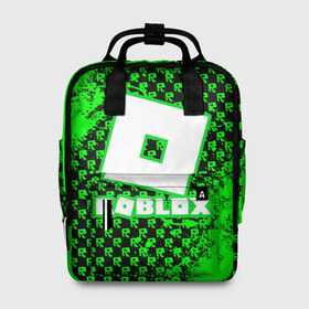 Женский рюкзак 3D с принтом Roblox. в городе Новоалтайск, 100% полиэстер | лямки с регулируемой длиной, сверху ручки, чтобы рюкзак нести как сумку. Основное отделение закрывается на молнию, как и внешний карман. Внутри два дополнительных кармана, один из которых закрывается на молнию. По бокам два дополнительных кармашка, куда поместится маленькая бутылочка
 | game | roblox | блок | игра | игрушка | лего | майнкрафт | персонажи | персонажи из кубиков | роблокс | робот