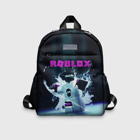 Детский рюкзак 3D с принтом ROBLOX в городе Новоалтайск, 100% полиэстер | лямки с регулируемой длиной, сверху петелька, чтобы рюкзак можно было повесить на вешалку. Основное отделение закрывается на молнию, как и внешний карман. Внутри дополнительный карман. По бокам два дополнительных кармашка | Тематика изображения на принте: roblox | игра | компьютерная игра | логотип | онлайн | онлайн игра | роблакс | роблокс