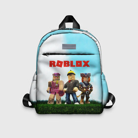 Детский рюкзак 3D с принтом ROBLOX в городе Новоалтайск, 100% полиэстер | лямки с регулируемой длиной, сверху петелька, чтобы рюкзак можно было повесить на вешалку. Основное отделение закрывается на молнию, как и внешний карман. Внутри дополнительный карман. По бокам два дополнительных кармашка | roblox | игра | компьютерная игра | логотип | онлайн | онлайн игра | роблакс | роблокс