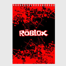 Скетчбук с принтом Roblox в городе Новоалтайск, 100% бумага
 | 48 листов, плотность листов — 100 г/м2, плотность картонной обложки — 250 г/м2. Листы скреплены сверху удобной пружинной спиралью | game | roblox | блок | игра | игрушка | лего | майнкрафт | персонажи | персонажи из кубиков | роблокс | робот