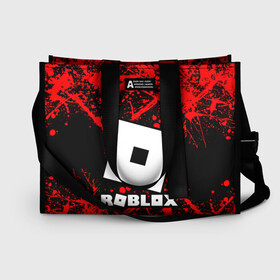 Сумка-шоппер 3D с принтом Roblox в городе Новоалтайск, 100% полиэстер | застегивается на металлическую кнопку; внутренний карман застегивается на молнию. Стенки укреплены специальным мягким материалом, чтобы защитить содержимое от несильных ударов
 | game | roblox | блок | игра | игрушка | лего | майнкрафт | персонажи | персонажи из кубиков | роблокс | робот