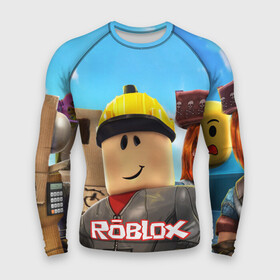 Мужской рашгард 3D с принтом ROBLOX в городе Новоалтайск,  |  | roblox | игра | компьютерная игра | логотип | онлайн | онлайн игра | роблакс | роблокс