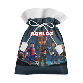Подарочный 3D мешок с принтом ROBLOX в городе Новоалтайск, 100% полиэстер | Размер: 29*39 см | Тематика изображения на принте: roblox | игра | компьютерная игра | логотип | онлайн | онлайн игра | роблакс | роблокс