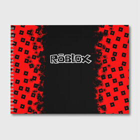 Альбом для рисования с принтом Roblox в городе Новоалтайск, 100% бумага
 | матовая бумага, плотность 200 мг. | game | roblox | блок | игра | игрушка | лего | майнкрафт | персонажи | персонажи из кубиков | роблокс | робот