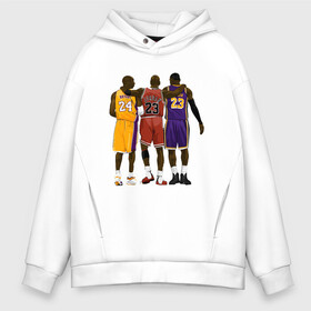 Мужское худи Oversize хлопок с принтом Kobe Michael LeBron в городе Новоалтайск, френч-терри — 70% хлопок, 30% полиэстер. Мягкий теплый начес внутри —100% хлопок | боковые карманы, эластичные манжеты и нижняя кромка, капюшон на магнитной кнопке | basketball | black | bryant | bulls | chicago | game | james | jordan | kobe | lakers | lebron | los angeles | michael | nba | rip | sla | баскетбол | баскетболист | брайант | буллс | джеймс | джордан | игрок | коби | леброн | лейкерс | лос андж