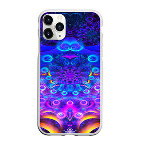Чехол для iPhone 11 Pro Max матовый с принтом FRACTAL ILLUSION в городе Новоалтайск, Силикон |  | Тематика изображения на принте: abstract | abstraction | color | fractal | geometry | paitnt | polygon | polygonal | psy | абстракция | геометрия | краски | неоновые | полигоны | психоделика | фрактал