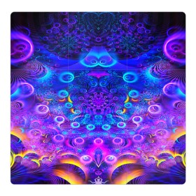 Магнитный плакат 3Х3 с принтом FRACTAL ILLUSION в городе Новоалтайск, Полимерный материал с магнитным слоем | 9 деталей размером 9*9 см | abstract | abstraction | color | fractal | geometry | paitnt | polygon | polygonal | psy | абстракция | геометрия | краски | неоновые | полигоны | психоделика | фрактал