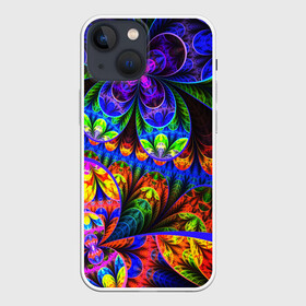 Чехол для iPhone 13 mini с принтом ABSTRACTION NEW в городе Новоалтайск,  |  | abstract | abstraction | color | fractal | geometry | paitnt | polygon | polygonal | psy | абстракция | геометрия | краски | неоновые | полигоны | психоделика | фрактал
