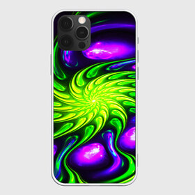 Чехол для iPhone 12 Pro Max с принтом NEON&ACID в городе Новоалтайск, Силикон |  | Тематика изображения на принте: abstract | abstraction | color | fractal | geometry | paitnt | polygon | polygonal | psy | абстракция | геометрия | краски | неоновые | полигоны | психоделика | фрактал