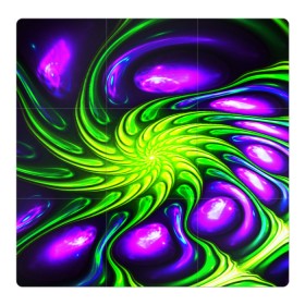 Магнитный плакат 3Х3 с принтом NEON&ACID в городе Новоалтайск, Полимерный материал с магнитным слоем | 9 деталей размером 9*9 см | abstract | abstraction | color | fractal | geometry | paitnt | polygon | polygonal | psy | абстракция | геометрия | краски | неоновые | полигоны | психоделика | фрактал