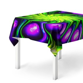 Скатерть 3D с принтом NEON&ACID в городе Новоалтайск, 100% полиэстер (ткань не мнется и не растягивается) | Размер: 150*150 см | abstract | abstraction | color | fractal | geometry | paitnt | polygon | polygonal | psy | абстракция | геометрия | краски | неоновые | полигоны | психоделика | фрактал