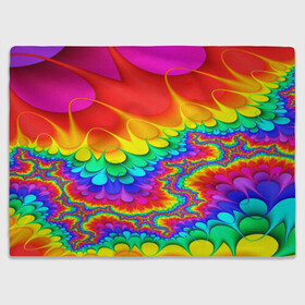 Плед 3D с принтом TIE-DYE в городе Новоалтайск, 100% полиэстер | закругленные углы, все края обработаны. Ткань не мнется и не растягивается | abstract | abstraction | color | fractal | geometry | paitnt | polygon | polygonal | psy | абстракция | геометрия | краски | неоновые | полигоны | психоделика | фрактал