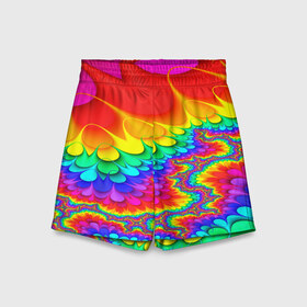 Детские спортивные шорты 3D с принтом TIE-DYE в городе Новоалтайск,  100% полиэстер
 | пояс оформлен широкой мягкой резинкой, ткань тянется
 | abstract | abstraction | color | fractal | geometry | paitnt | polygon | polygonal | psy | абстракция | геометрия | краски | неоновые | полигоны | психоделика | фрактал