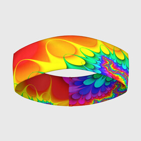 Повязка на голову 3D с принтом TIE DYE в городе Новоалтайск,  |  | abstract | abstraction | color | fractal | geometry | paitnt | polygon | polygonal | psy | абстракция | геометрия | краски | неоновые | полигоны | психоделика | фрактал