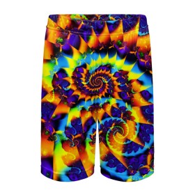 Детские спортивные шорты 3D с принтом TIE-DYE COLOR в городе Новоалтайск,  100% полиэстер
 | пояс оформлен широкой мягкой резинкой, ткань тянется
 | abstract | abstraction | color | fractal | geometry | paitnt | polygon | polygonal | psy | абстракция | геометрия | краски | неоновые | полигоны | психоделика | фрактал