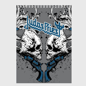 Скетчбук с принтом Judas Priest в городе Новоалтайск, 100% бумага
 | 48 листов, плотность листов — 100 г/м2, плотность картонной обложки — 250 г/м2. Листы скреплены сверху удобной пружинной спиралью | breaking the law | judas priest | live | painkiller | гленн типтон | грув | метал | роб хэлфорд | рок | тим оуэнс | хард | хеви