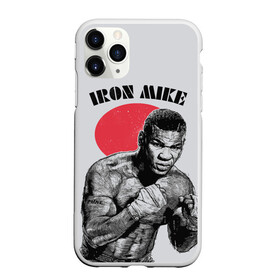 Чехол для iPhone 11 Pro матовый с принтом Iron Mike в городе Новоалтайск, Силикон |  | Тематика изображения на принте: iron mike | iron mike tyson | mike tyson | бокс | железный майк | майк тайсон | таисон | тайсон