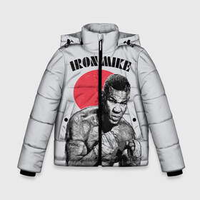Зимняя куртка для мальчиков 3D с принтом Iron Mike в городе Новоалтайск, ткань верха — 100% полиэстер; подклад — 100% полиэстер, утеплитель — 100% полиэстер | длина ниже бедра, удлиненная спинка, воротник стойка и отстегивающийся капюшон. Есть боковые карманы с листочкой на кнопках, утяжки по низу изделия и внутренний карман на молнии. 

Предусмотрены светоотражающий принт на спинке, радужный светоотражающий элемент на пуллере молнии и на резинке для утяжки | iron mike | iron mike tyson | mike tyson | бокс | железный майк | майк тайсон | таисон | тайсон