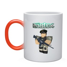 Кружка хамелеон с принтом Roblox Defender в городе Новоалтайск, керамика | меняет цвет при нагревании, емкость 330 мл | 23 февраля | game | game roblox | logo roblox | online game | r | roblox | день защитника | игра | игра роблокс | лого | лого роблокс | логотип | надпись | онлайн игра | онлайн игра роблокс | р | роблокс