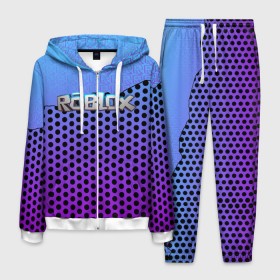 Мужской костюм 3D с принтом Roblox Gradient Pattern в городе Новоалтайск, 100% полиэстер | Манжеты и пояс оформлены тканевой резинкой, двухслойный капюшон со шнурком для регулировки, карманы спереди | game | game roblox | logo roblox | online game | r | roblox | игра | игра роблокс | лого | лого роблокс | логотип | надпись | онлайн игра | онлайн игра роблокс | роблокс