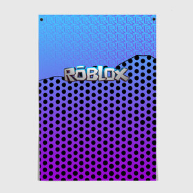 Постер с принтом Roblox Gradient Pattern в городе Новоалтайск, 100% бумага
 | бумага, плотность 150 мг. Матовая, но за счет высокого коэффициента гладкости имеет небольшой блеск и дает на свету блики, но в отличии от глянцевой бумаги не покрыта лаком | game | game roblox | logo roblox | online game | r | roblox | игра | игра роблокс | лого | лого роблокс | логотип | надпись | онлайн игра | онлайн игра роблокс | роблокс