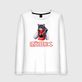 Женский лонгслив хлопок с принтом ROBLOX в городе Новоалтайск, 100% хлопок |  | game | gamer | logo | minecraft | roblox | simulator | supreme | игра | конструктор | лого | майнкрафт | персонажи | симулятор | строительство | супреме | суприм | суприме | фигура