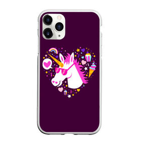 Чехол для iPhone 11 Pro Max матовый с принтом Единорог в городе Новоалтайск, Силикон |  | animal | girl | stars | волшебство | голова | детская | детям | единорог | животное | животные | лошадка | лошадь | любовь | миф | очки | прикольная | радуга | ребенку | рога | сердечко | сердце | сказочный